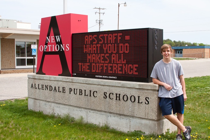 James Troost, Allendale Public Schools, APS, New Options High School